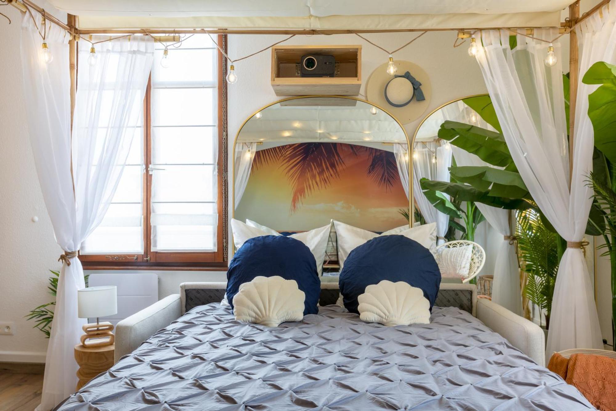 Lit Rond Tres Grand Et Confortable - Garage Possible Ou Parking Gratuit Rue - Gare 2 Min Et Ville 4 Min En Tram - Ciel Etoile - Netflix Videoprojecteur - Luxe Et Evasion Štrasburk Exteriér fotografie