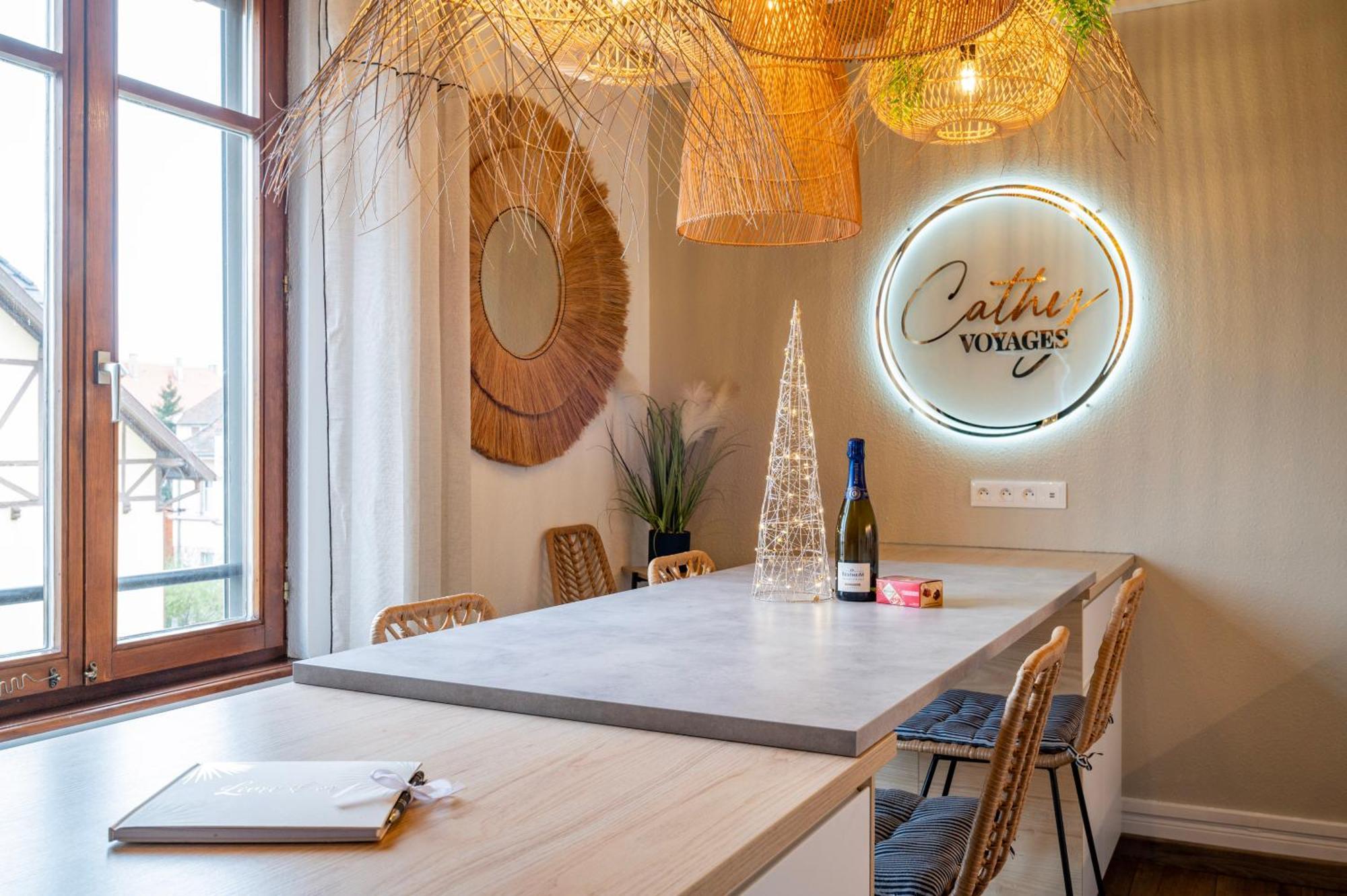 Lit Rond Tres Grand Et Confortable - Garage Possible Ou Parking Gratuit Rue - Gare 2 Min Et Ville 4 Min En Tram - Ciel Etoile - Netflix Videoprojecteur - Luxe Et Evasion Štrasburk Exteriér fotografie