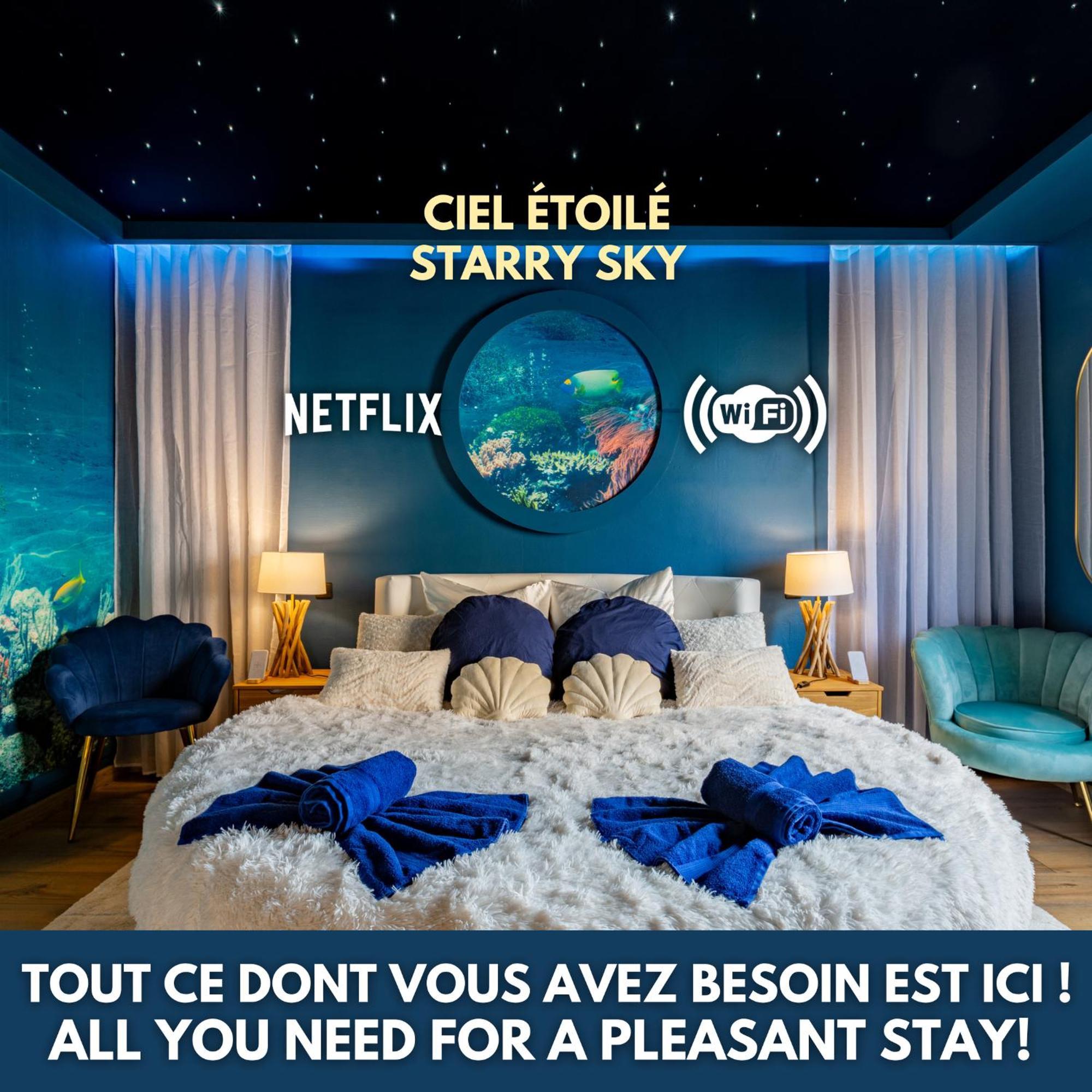 Lit Rond Tres Grand Et Confortable - Garage Possible Ou Parking Gratuit Rue - Gare 2 Min Et Ville 4 Min En Tram - Ciel Etoile - Netflix Videoprojecteur - Luxe Et Evasion Štrasburk Exteriér fotografie